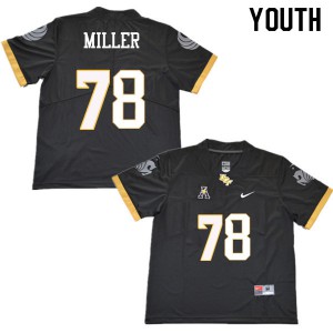 Youth Knights #78 Wyatt Miller Black Official Jersey 372393-195